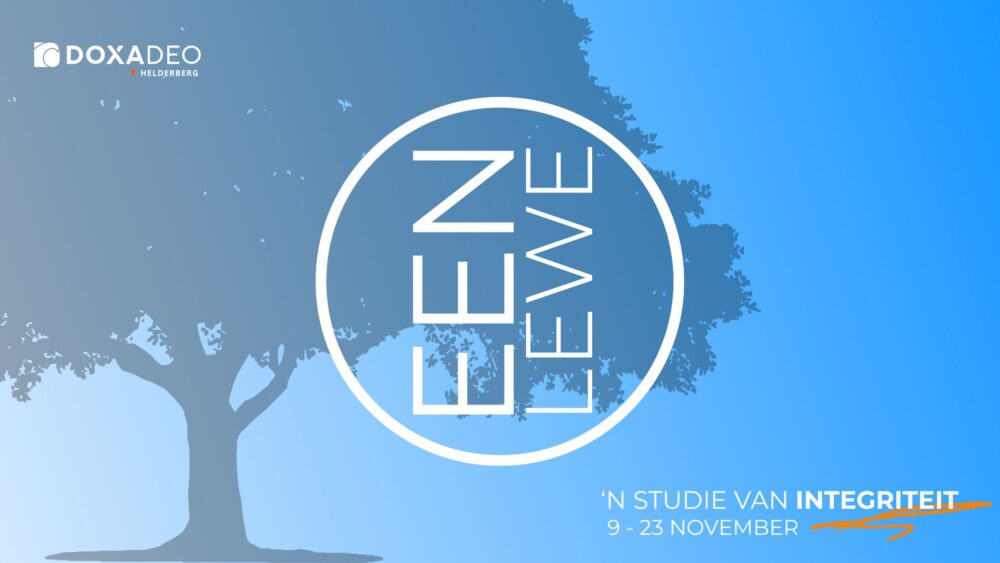 Een Lewe - 'n Studie van Integriteit