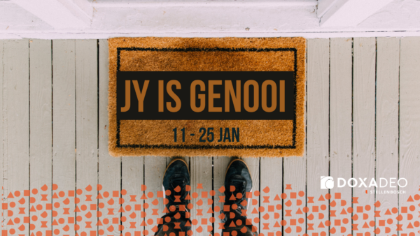Jy is Genooi - Week 2 Image