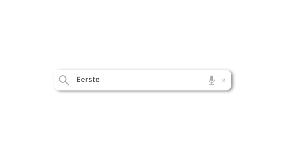 Eerste